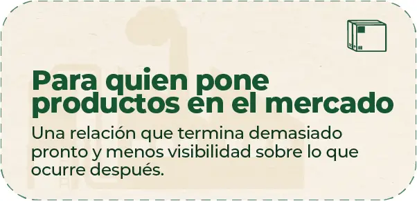 Para quien pone productos en el mercado